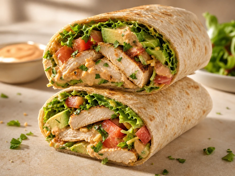 The Original Gyro Wrap plated food photo